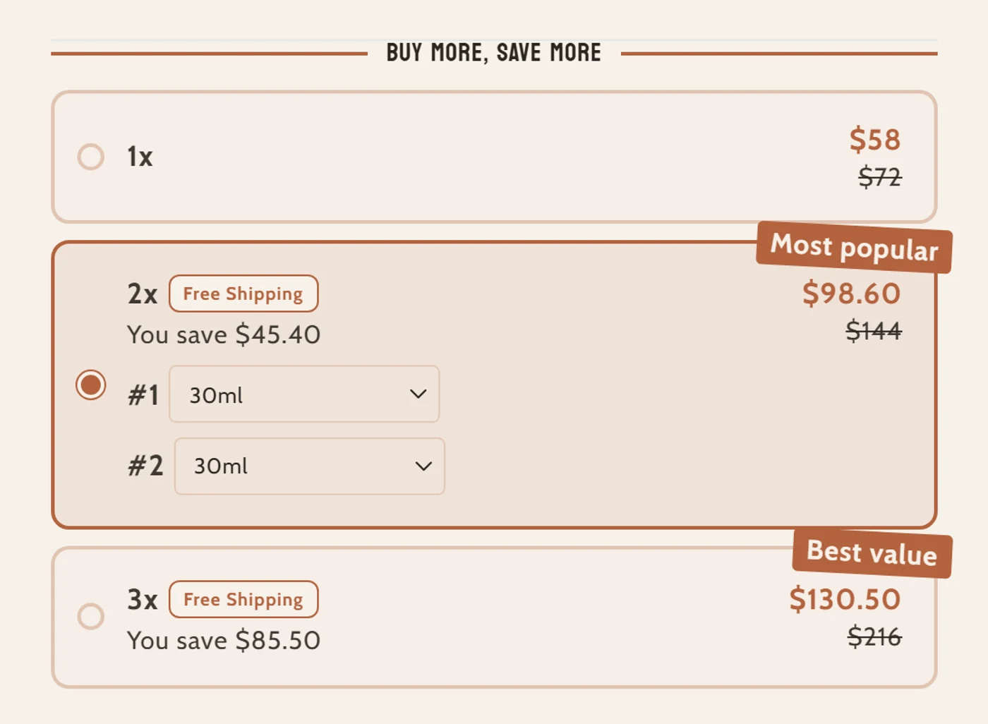 Bundle & save